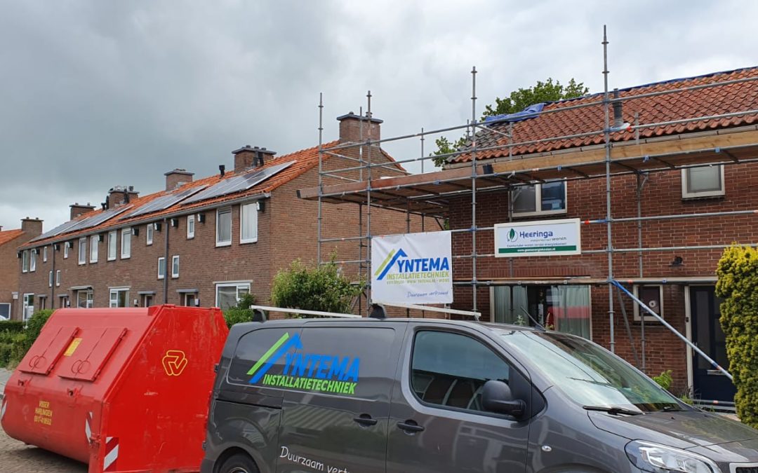 Dak renovatie en uitbouw woning Makkum